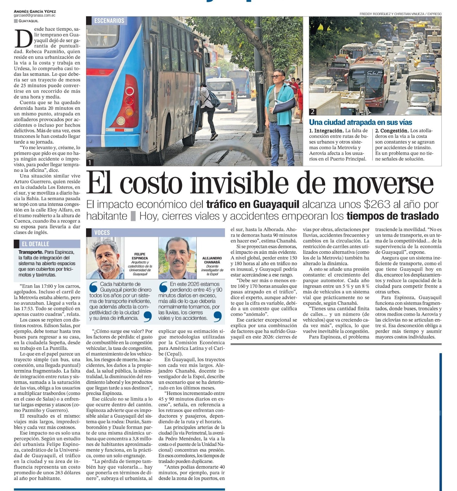 M. Sc. Alejandro Chanabá en medios de comunicación